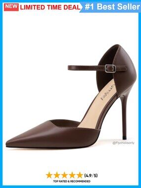 Faux Leather Stiletto High Heels Mary Jane Pumps Pointed Toe D'Orsay Shoes